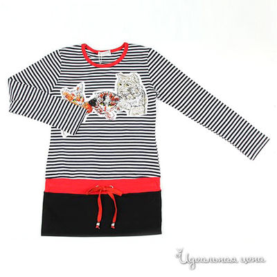 Туника Colabear, цвет цвет черный / белый