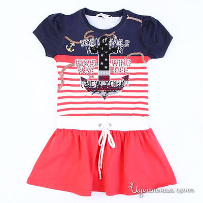 Платье Colabear, цвет цвет красный / синий