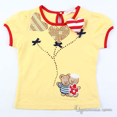 Футболка Colabear, цвет цвет желтый