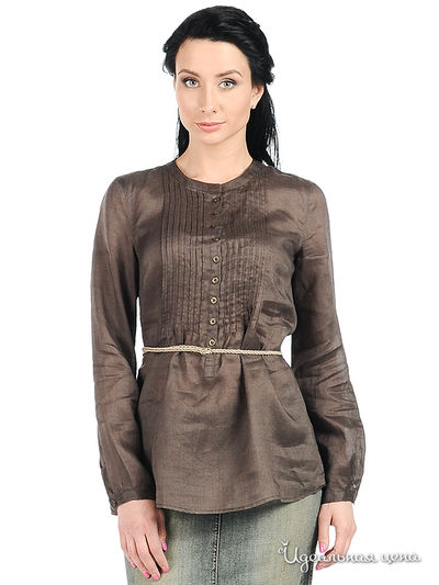 Блузка Marlboro Classics, цвет цвет коричневый