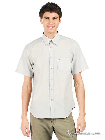 Сорочка Marlboro Classics, цвет цвет светло-серый