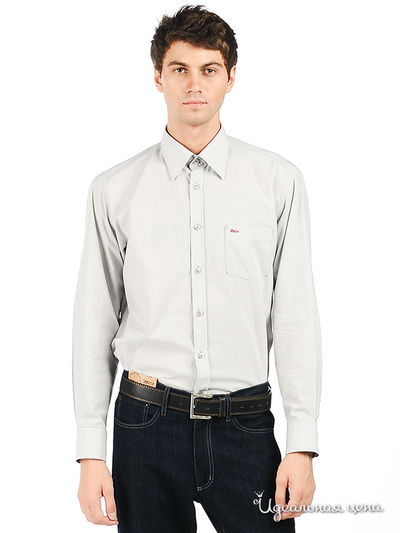 Сорочка Marlboro Classics, цвет цвет светло-серый