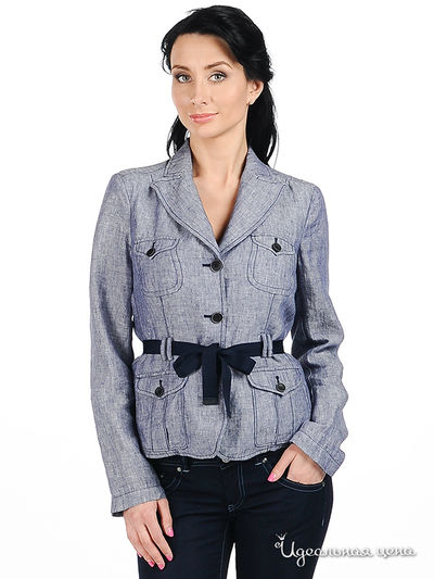 Пиджак Marlboro Classics, цвет цвет голубой