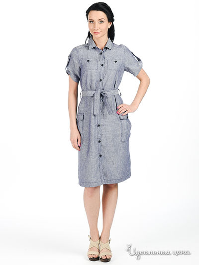 Платье Marlboro Classics, цвет цвет синий