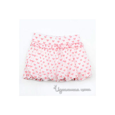 Юбка Colabear, цвет цвет белый / розовый