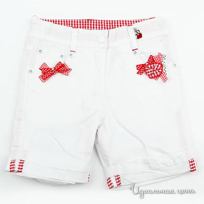 Шорты Colabear, цвет цвет белый / красный