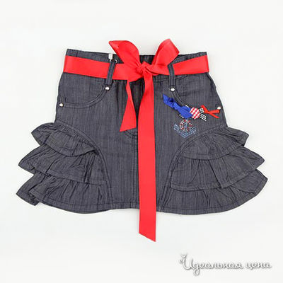 Юбка Colabear, цвет цвет серо-синий