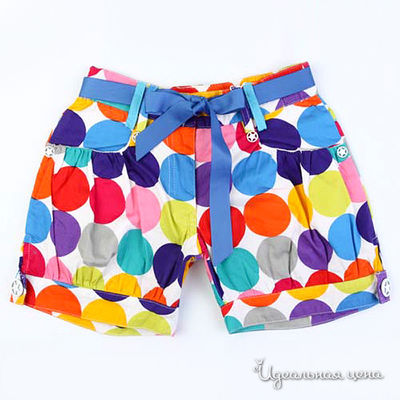 Шорты Colabear, цвет цвет белый / мультиколор