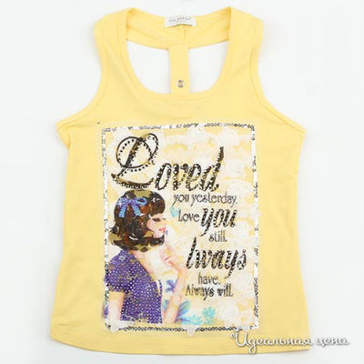 Майка Colabear, цвет цвет желтый