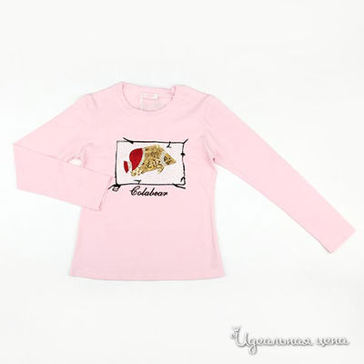 Лонгслив Colabear, цвет цвет розовый