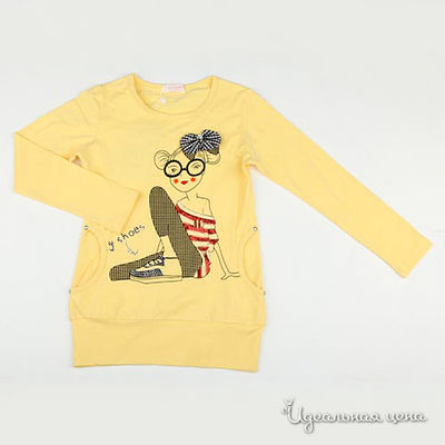Туника Colabear, цвет цвет желтый