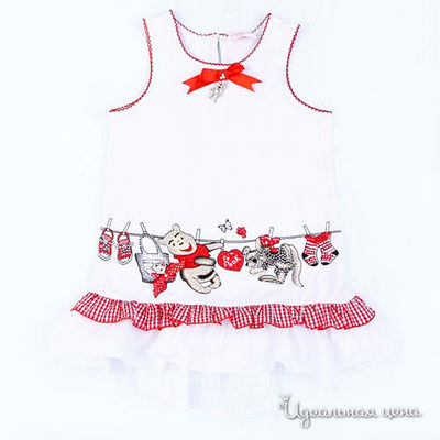 Платье Colabear, цвет цвет белый