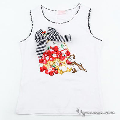 Майка Colabear, цвет цвет белый / темно-синий