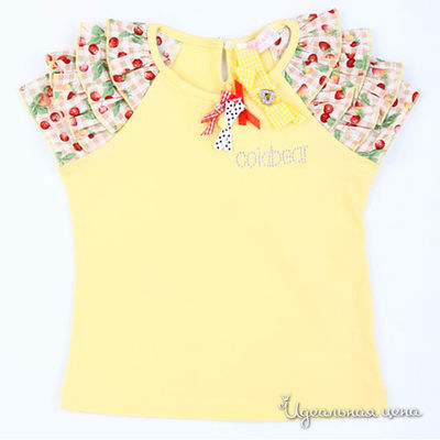 Футболка Colabear, цвет цвет желтый