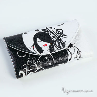 Портмоне Кажан, цвет цвет белый / черный