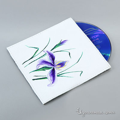 Чехол для CD диска Кажан женский, цвет белый