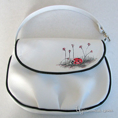 Сумка Кажан, цвет цвет белый / черный