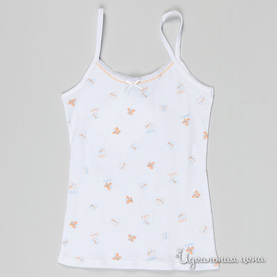 Майка Infil, цвет цвет белый / оранжевый