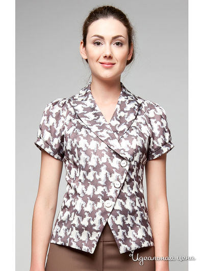 Жакет Akimbo, цвет цвет белый / коричневый