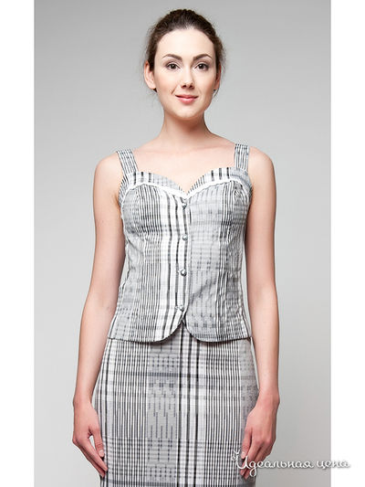 Жакет Akimbo, цвет цвет серый / принт клетка