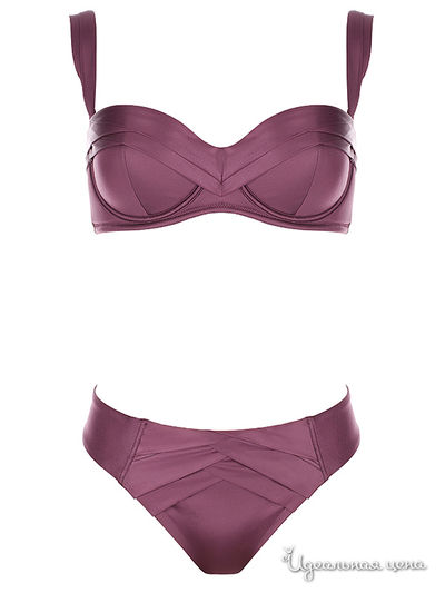 Купальник Lora Grig, цвет цвет бордовый