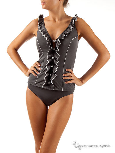 Купальник Lora Grig, цвет цвет серый