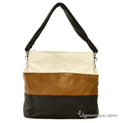 Сумка Афина, цвет цвет бежевый / рыжий / черный