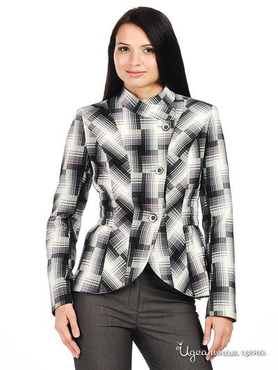 Жакет Akimbo, цвет цвет белый / черный / фиолетовый