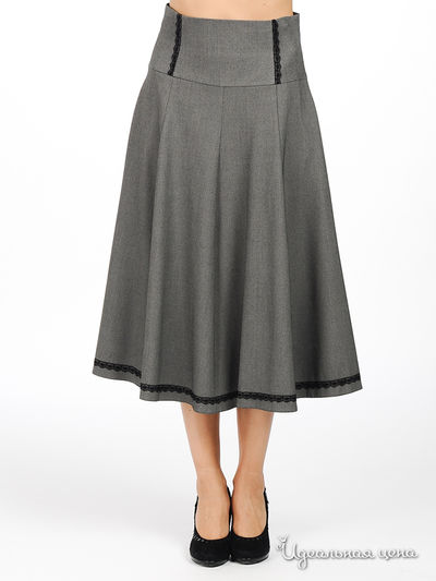 Юбка Akimbo, цвет цвет серый