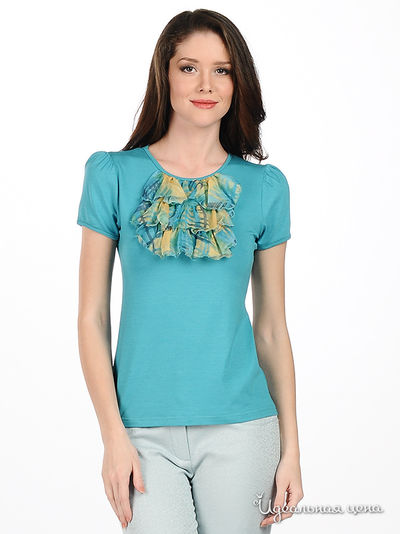 Блуза Brand, цвет цвет синий