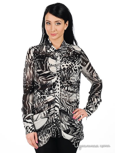 Блуза Sexy woman&Northland, цвет цвет черный / белый