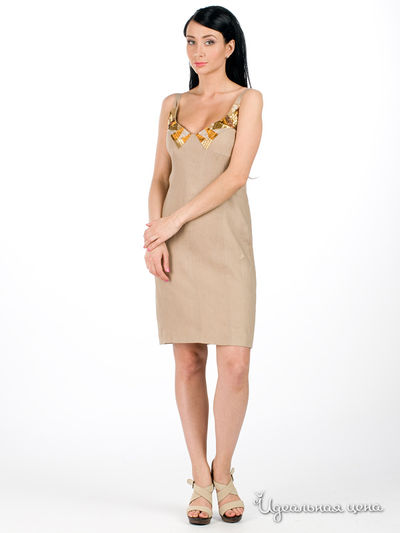 Платье Giorgia&Johns, цвет цвет светло-бежевый