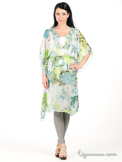 Туника Giorgia&Johns, цвет цвет бирюзовый / зеленый