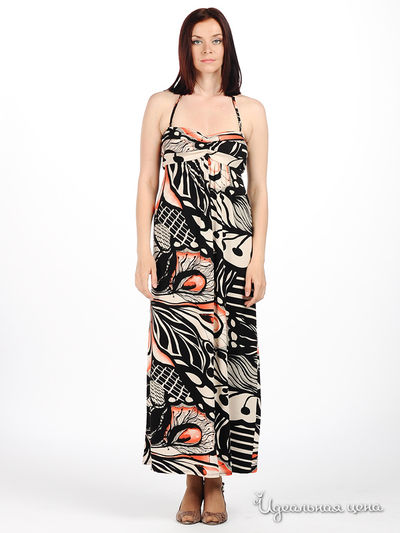 Платье MadamT, цвет цвет черный / молочный / красный