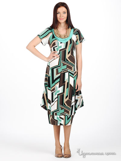 Платье MadamT, цвет цвет зеленый