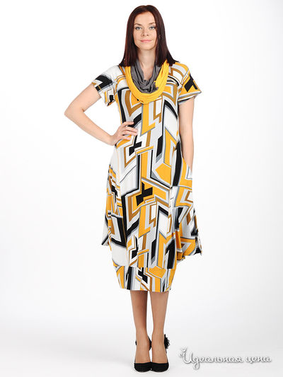 Платье MadamT, цвет цвет горчичный