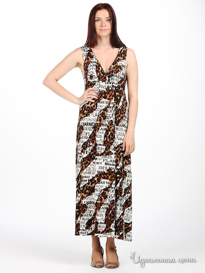 Платье MadamT, цвет цвет коричневый