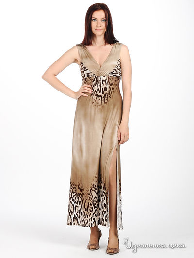 Платье MadamT, цвет цвет коричневый