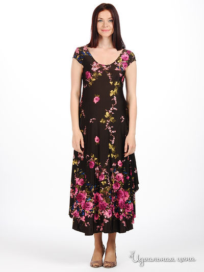 Платье MadamT, цвет цвет коричневый