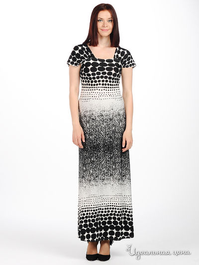 Платье MadamT, цвет цвет белый / серый