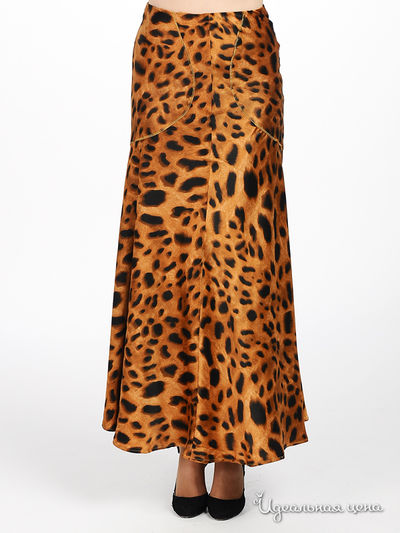 Юбка MadamT, цвет цвет коричневый / черный