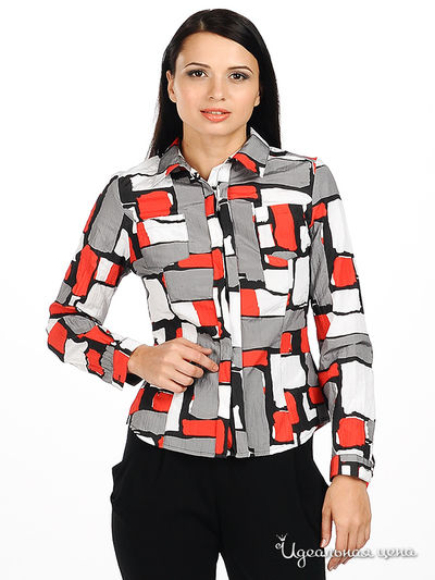 Блуза CORONA, цвет цвет мультиколор