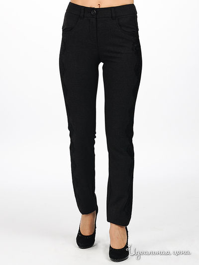 Брюки CORONA, цвет цвет темно-серый