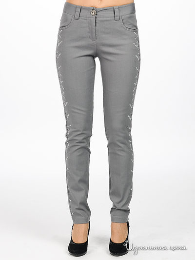 Брюки CORONA, цвет цвет серый