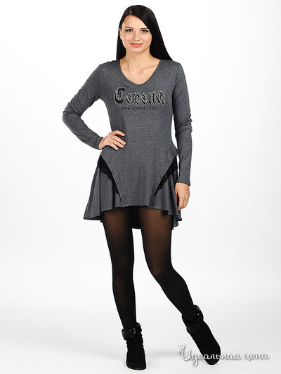 Платье CORONA, цвет цвет серый