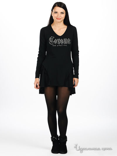 Платье CORONA, цвет цвет черный
