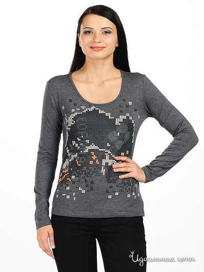 Лонгслив CORONA, цвет цвет серый