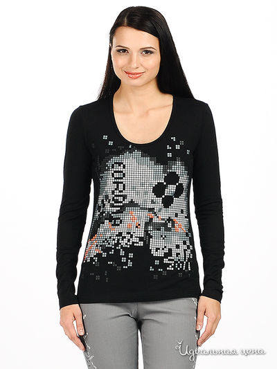 Лонгслив CORONA, цвет цвет черный