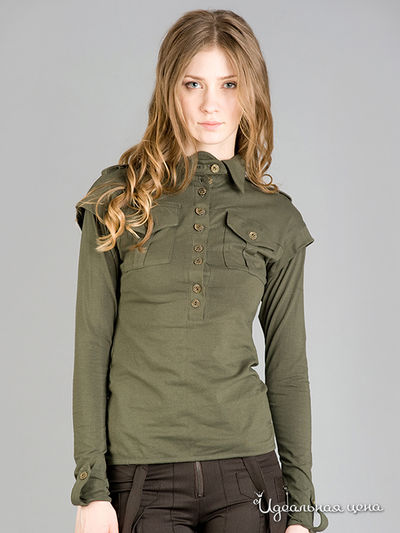 Рубашка Gloss, цвет цвет болотный