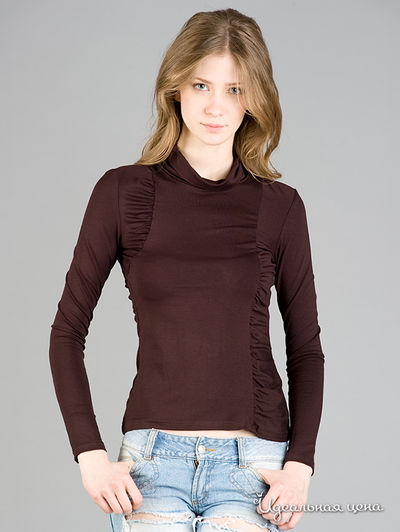 Водолазка Gloss, цвет цвет коричневый